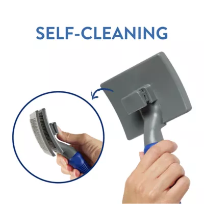 Product Top Paw® Small Self-Cleaning Metal Slicker Brush