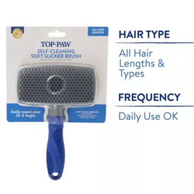 Product  Top Paw® Self-Cleaning Slicker Brush