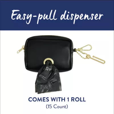 Product Top Paw® Fashion Dog Waste Bag Dispenser - Includes 15 Dog Waste Bags