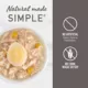Product Simply Nourish Cat - Adult, Wet Food, Stews, Shredded, Chicken, Quail Egg, 2.8 OZ