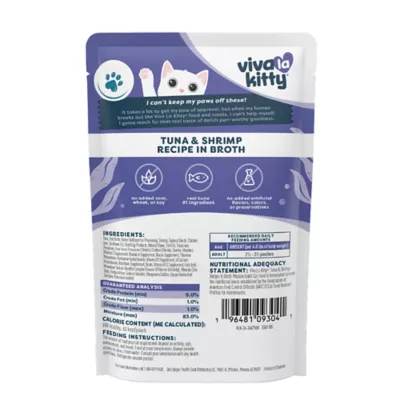 Product Viva La Kitty Adult Cat Wet Food - Mousse, 2.8 Oz