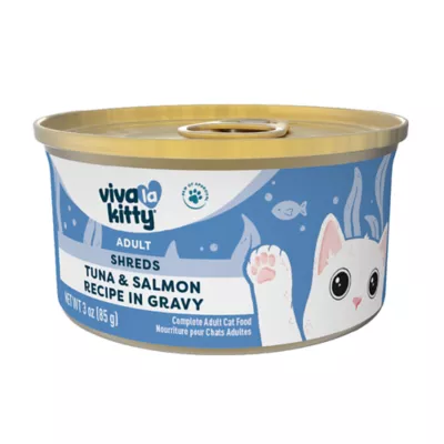Product Viva La Kitty Adult Cat Wet Food - Shreds in Gravy, 3 Oz