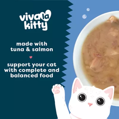 Product Viva La Kitty Adult Cat Wet Food - Shreds in Gravy, 3 Oz