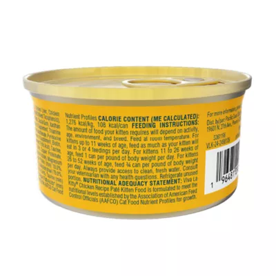 Product Viva La Kitty Kitten Wet Food - Pate, 3 Oz