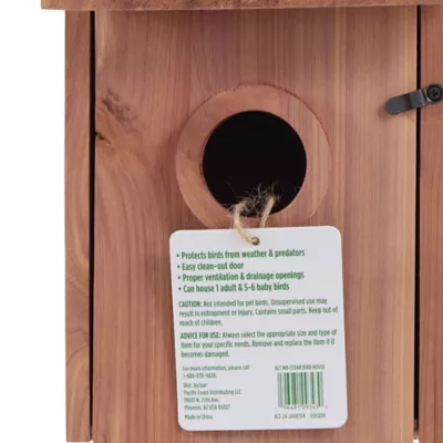 Product All Living Things® Cedar Wild Bird House