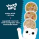 Product Viva La Kitty® Adult Wet Cat Food Variety Pack - Chicken Shreds, 12 Count, 36 Oz