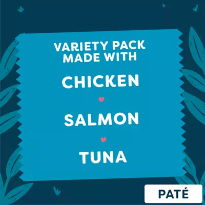 Product Viva La Kitty Adult Cat Wet Food - Pate, Variety Pack, 12 Ct, 36 Oz