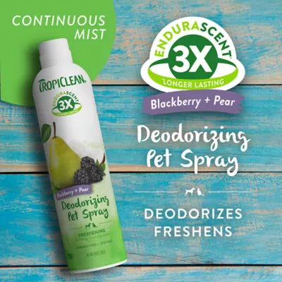 Product TropiClean EnduraScent Blackberry Pear Deodorizing Mist Spray, 10oz