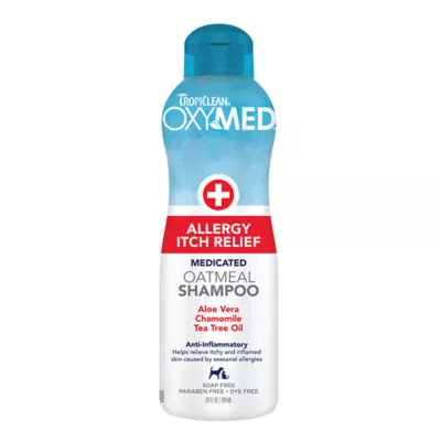 Product TropiClean OxyMed Allergy Itch Relief Shampoo, 20oz