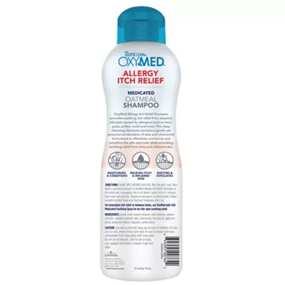 Product TropiClean OxyMed Allergy Itch Relief Shampoo, 20oz