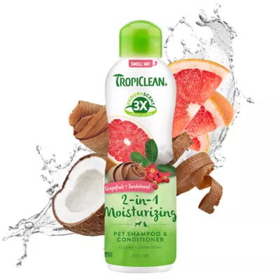 Product TropiClean EnduraScent Sandalwood Grapefruit Moisturizing Shampoo, 20oz