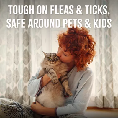 Product TropiClean Natural Flea + Tick Gentle Spray Mist for Cats - 14 oz Bottle