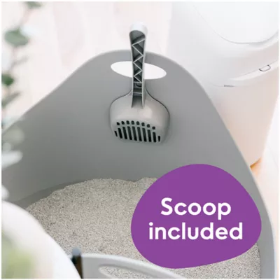 Product Litter Genie Cat Litter Box with Scoop - Silver