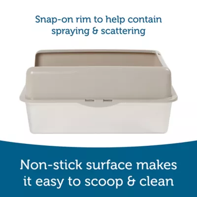 Product The Exquisicat® High-Sided Stainless Steel Litter Box