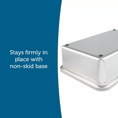 Product The Exquisicat® High-Sided Stainless Steel Litter Box