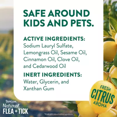 Product TropiClean Maximum Strength Natural Flea & Tick Shampoo - For Dogs 12 Weeks and Older, 20 Oz Bottle