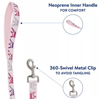 Product Top Paw® Blue Prince and Princess Dog Leash