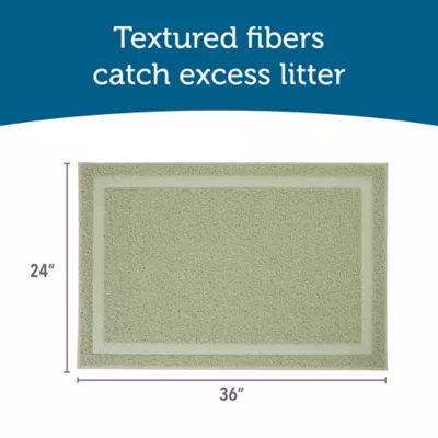 Product Exquisicat® Scatter Control Litter Mat, Sage, Large