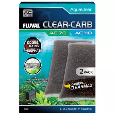 Product Fluval AquaClear Clear-Carb Filter Media 2-Pack