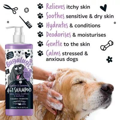 Product Bugalugs Lavender and Chamomile Dog Shampoo, 16.9 fl oz