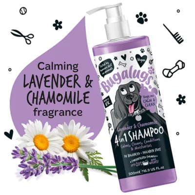 Product Bugalugs Lavender and Chamomile Dog Shampoo, 16.9 fl oz