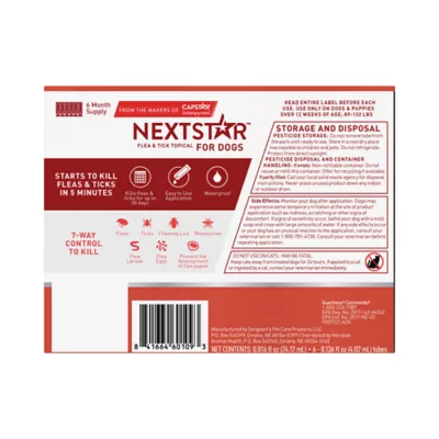 Product NextStar® Flea & Tick Prevention for Extra-Large Dogs 89-132 lbs