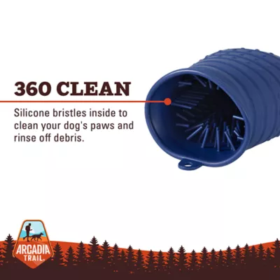 Product Arcadia Trail® Paw Cleaner & Brush, Navy Blue