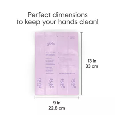 Product Pet Genie Poop Bags for Dogs, Lavender-scented