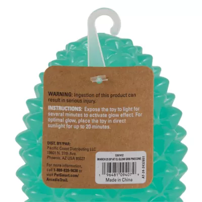 Product Arcadia Trail® Glow-in-the-Dark Green Pinecone Dog Toy