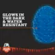 Product Arcadia Trail® Glow-in-the-Dark Blue Pinecone Dog Toy