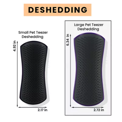 Product Pet Teezer Detangling Brush for Dogs, Black/Purple