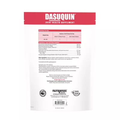 Product Nutramax Dasuquin® Joint Health Supplement for Large Senior Dogs Over 60 lbs, Soft Chews, 84 Count