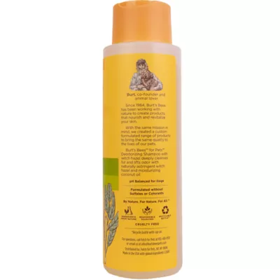 Product Burt's Bees for Pets Deodorizing Shampoo for Dogs with Witch Hazel - Lemongrass & Sage Scented 16oz
