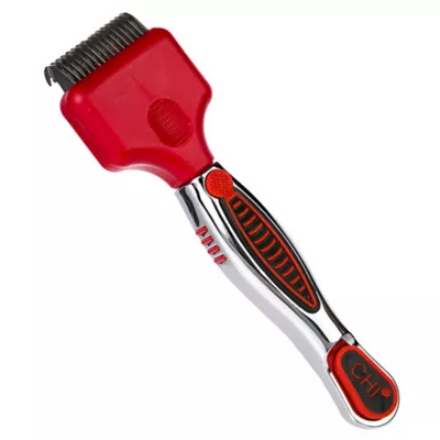 Product CHI for Dogs Dematting/Deshedding Undercoat Rake for Dogs with Long Hair, Grooming Tool