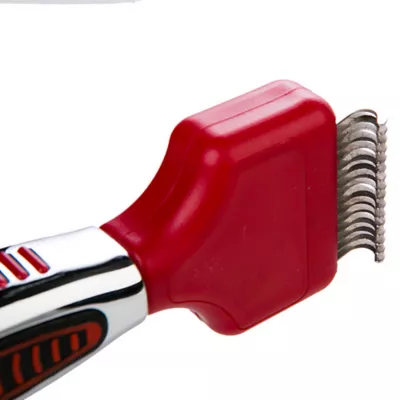Product CHI for Dogs Dematting/Deshedding Undercoat Rake for Dogs with Long Hair, Grooming Tool