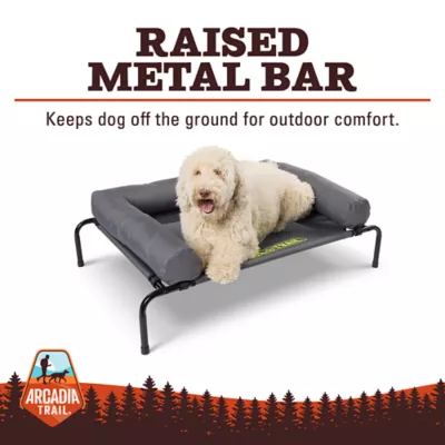 Product Arcadia Trail® Supportive Bolster Cot Dog Bed
