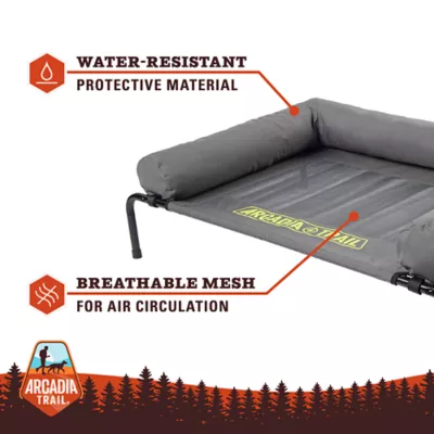 Product Arcadia Trail® Supportive Bolster Cot Dog Bed
