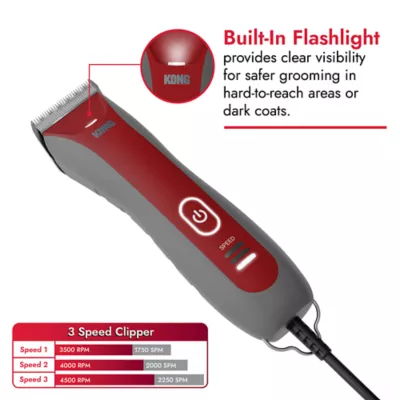 Product KONG 3-Speed Grooming Clipper Kit