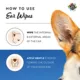 Product Pet Head Ear Wipes for Dogs - 30 Count