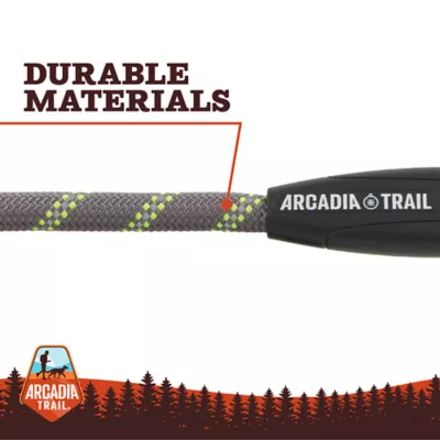 Product Arcadia Trail® Grey Reflective Multi-Use Rope Leash, 15 ft