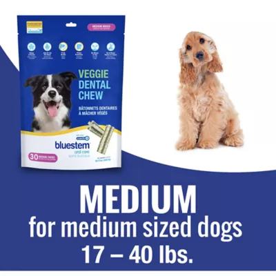 Product bluestem® Veggie Dental Chews for Dogs - Medium Breed, 30 count