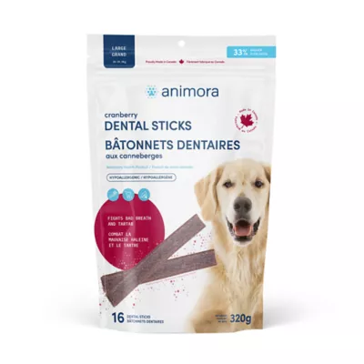 Product Animora Cranberry Dental Sticks - Large