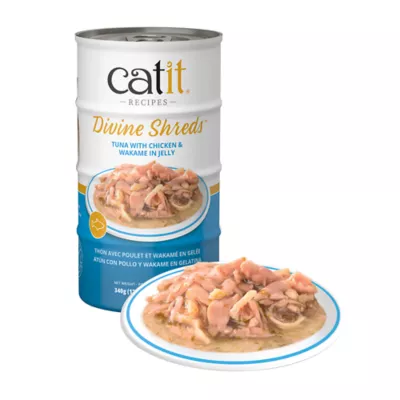 Product Catit Divine Shreds Wet Cat Food - Jelly, 4ct