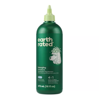 Product Earth Rated 3-in-1 Dog Shampoo for Curly-Coated & Wavy-Coated Dogs, White Tea & Basil Scent