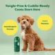 Product Earth Rated 3-in-1 Dog Shampoo for Curly-Coated & Wavy-Coated Dogs, White Tea & Basil Scent