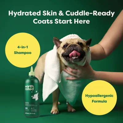 Product Earth Rated 3-in-1 Short-Haired Dog Shampoo, White Tea & Basil Scent