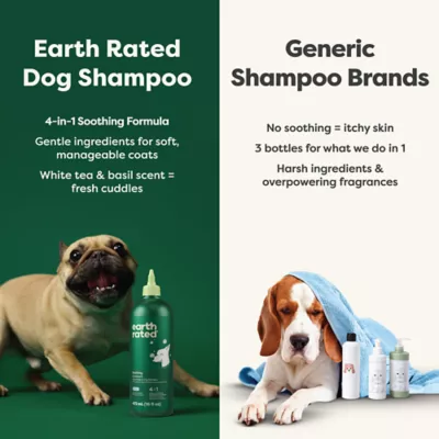 Product Earth Rated 3-in-1 Short-Haired Dog Shampoo, White Tea & Basil Scent