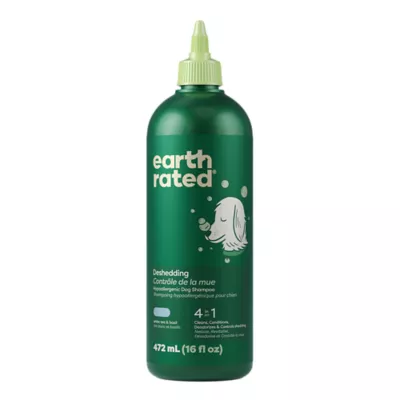 Product Earth Rated 3-in-1 Dog Shampoo for Double-Coated Dogs, White Tea & Basil Scent
