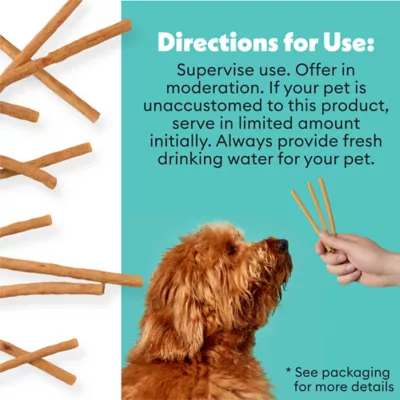 Product Wiggles and Wags Salmon Meaty Slim Sticks 6 OZ