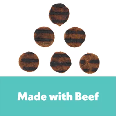 Product Wiggles and Wags Beef Meaty Patties 8 OZ